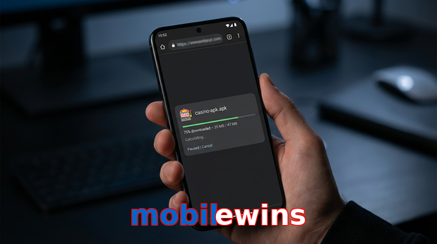 Main screen of Mobilewins apk page for PK players